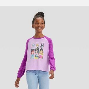Disney Princess Once Upon A Time Long Sleeve Shirt Girls Size 8 NWT
